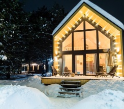 №10 BarnHouse 50m2 с кондиционером и закрытой территорией (оснащение дома см. Подробнее)) в Les holidays