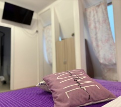 Двухместный стандарт с двуспальной кроватью и удобствами в номере в Митяевский