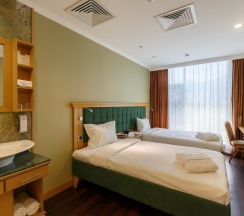 Двухместный номер Classic 2 отдельные кровати в Shera Park Boutique Hotel