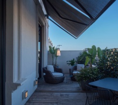 Двухместный люкс Alma Terrace двуспальная кровать в Alma Barcelona