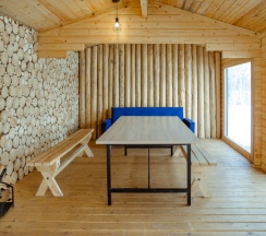 Шале с баней в Фазенда