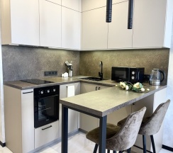 Студия Премиум с панорамным видом на море в ЖК Метрополь (381) в Метрополь рэнт-апарт