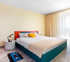 Апартаменты с балконом и с красивым видом из окна в Апартаменты 2-комнатные Music House