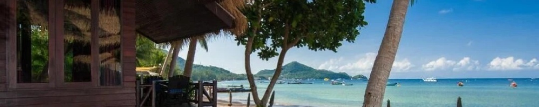 Бунгало Deluxe с балконом и рядом с пляжем в Palm Leaf Resort