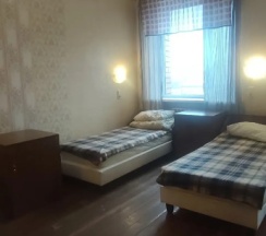 Кровать в общем номере (женский номер) (общая ванная комната) в В городе N