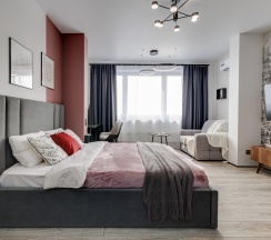 1-комнатные апартаменты студия Рэд в Dream Apartmens