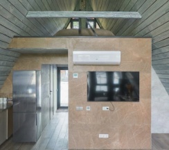 № 15 A-Frame 77 m2 с камином, кондиционером и террасой (оснащение дома см. Подробнее) в Les holidays