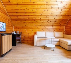 Номер люкс с 1 двуспальной кроватью (мансарда) в Тучково