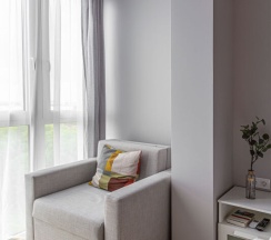 Апартаменты Эконом двуспальная кровать в Апарт-отель Nordy Homes Minsk