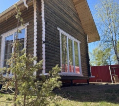 Семейный коттедж с красивым видом из окна в Гостевой дом на Пляжной
