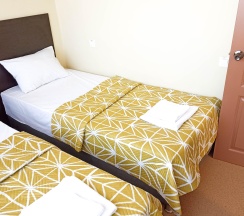 Кровать в 5-местном общем номере в Smart Hotel KDO Челябинск