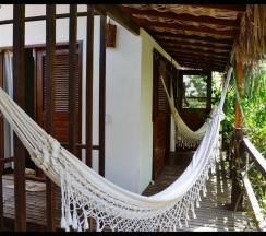 Двухместный люкс двуспальная кровать в Pousada Cabana