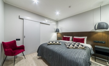 Двухместный семейный люкс двуспальная кровать в Design-hotel Tchaikovsky