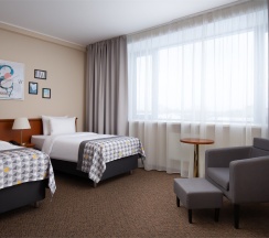 Стандарт 2 кровати с ванной в Holiday Inn Perm