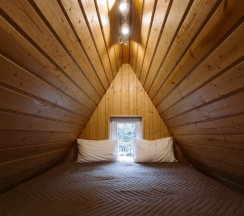 №14 A-Frame 45m2 с кондиционером. (оснащение дома см. Подробнее) в Les holidays