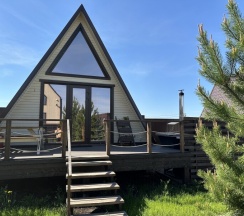 A-Frame №3 (оснащение дома, стоимость банного чана и бани см. Подробнее) в Dacha