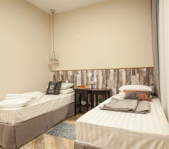 Стандартный с односпальными кроватями и доп.местом в Михаил Строгов