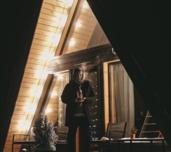 Шалаш в Лиса в шалаше