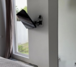 Вилла с балконом и с видом на бассейн в Higos Hotel