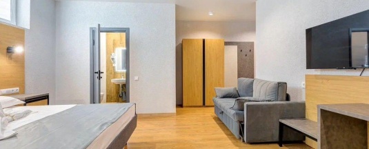 Стандартный четырехместный номер в Anemos hotel resort