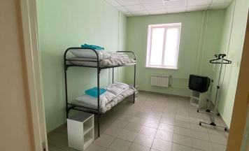 Кровать в 2-местном общем номере (общие удобства) в Красхостел