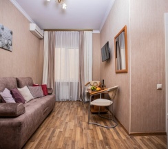 Семейный двухкомнатный до 4 гостей с балконом в Джульетта