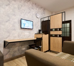 Двухместный номер КОМФОРТ с большой двуспальной кроватью или двумя односпальными кроватями в Морской