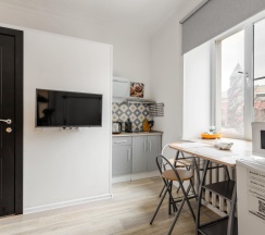 1-комнатные апартаменты студия 14-2 в Good Room Guru (Гуд Рум Гуру) на улице Земляной вал