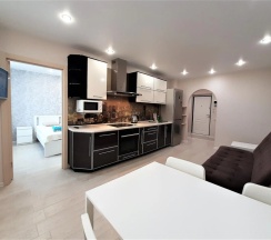 Двухместные апартаменты (двуспальная кровать) в Апартаменты Мегаполис