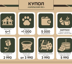Купол «Карельский лес» в Aldi-Karelia
