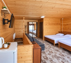 Студенческий номер с террасой в Чегет-home