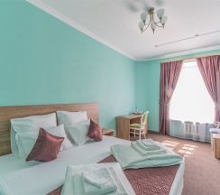 Двухместный номер с 1 кроватью или 2 отдельными кроватями с гостиной в Кварталъ