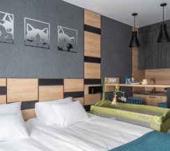 Комфорт с одной большой или двумя раздельными кроватями в ApartStel
