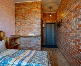 Двухместный номер Standard с видом на город двуспальная кровать в Руднев