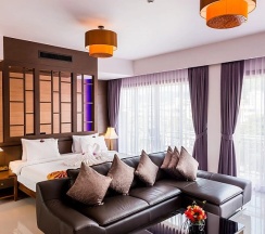 Люкс Grand Nipa с видом на город в Курорт Nipa Resort