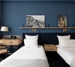 Стандартный номер с видом на парк, балконом и двумя отдельными кроватями в Королева Луиза