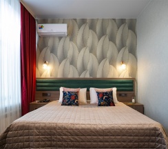 Полулюкс с 1 двуспальной кроватью в Мёд