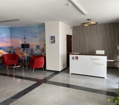 Двухместная студия Deluxe с балконом двуспальная кровать в Апартаменты Новая в Престижном ЖК Минск-Мир