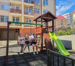 Апартаменты студия с 1 двуспальной кроватью кв. 25 в Deluxe apartments