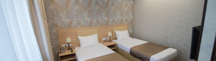 Номер стандарт с 2 односпальными кроватями (с завтраком) в Silver house
