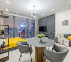 Однокомнатный Люкс 61 этаж 55 м² ЖК «Neva Towers» в InPremium Москва-Сити