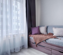 2-комнатные апартаменты улучшенные в Satin Home Apart на улице Грибалёвой
