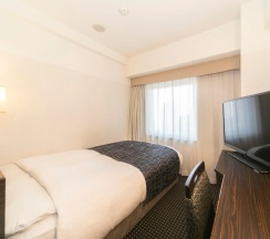 Двухместный номер Small (двуспальная кровать) в APA Hotel Osaka Tanimachi 4chome Ekimae