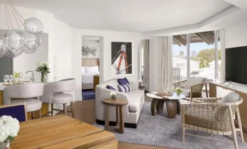 Двухместный люкс Intracoastal View двуспальная кровать в Hilton Fort Lauderdale Marina