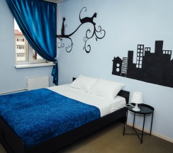 1 двухспальная кровать в Hostel Vega