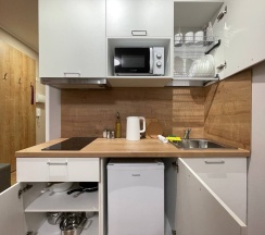 Апартаменты в ЖК "START"  (спальные места 2) (Метро Парнас, 15 минут пешком) в Rauktis apartments