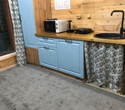 Шале 4. Четырёхместный номер комфорт с видом на горы в Белый волк