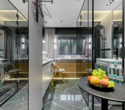 Studio Double одноместный, но возможно пребывание вдвоем, кровать 110х200 в Yapartments