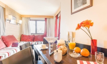 Одноместная студия односпальная кровать в Résidence Pierre & Vacances Avoriaz Saskia Falaise