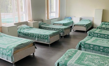 Кровать в 10-местном общем номере в Балтийский лес